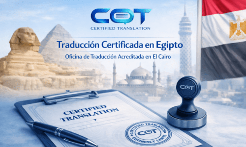 Traducción Visa Española Egipto - COT El Cairo