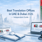 Best translation offices in UAE and Dubai 2026 — MOJ certified legal translation guide