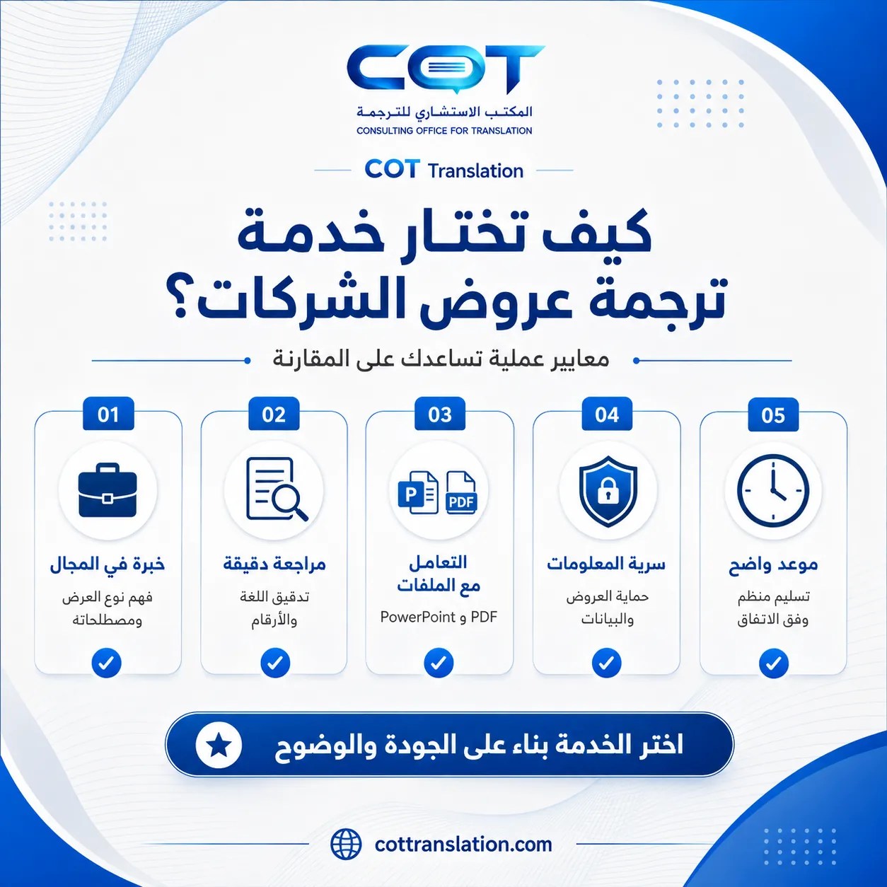 تختار مكتب أو شركة ترجمة مناسبة