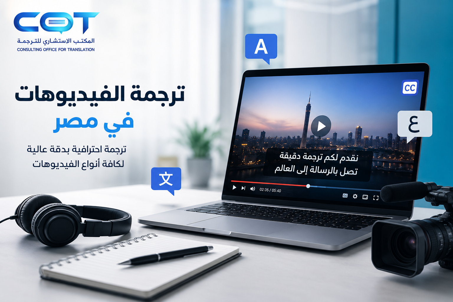 ترجمة الفيديوهات في مصر