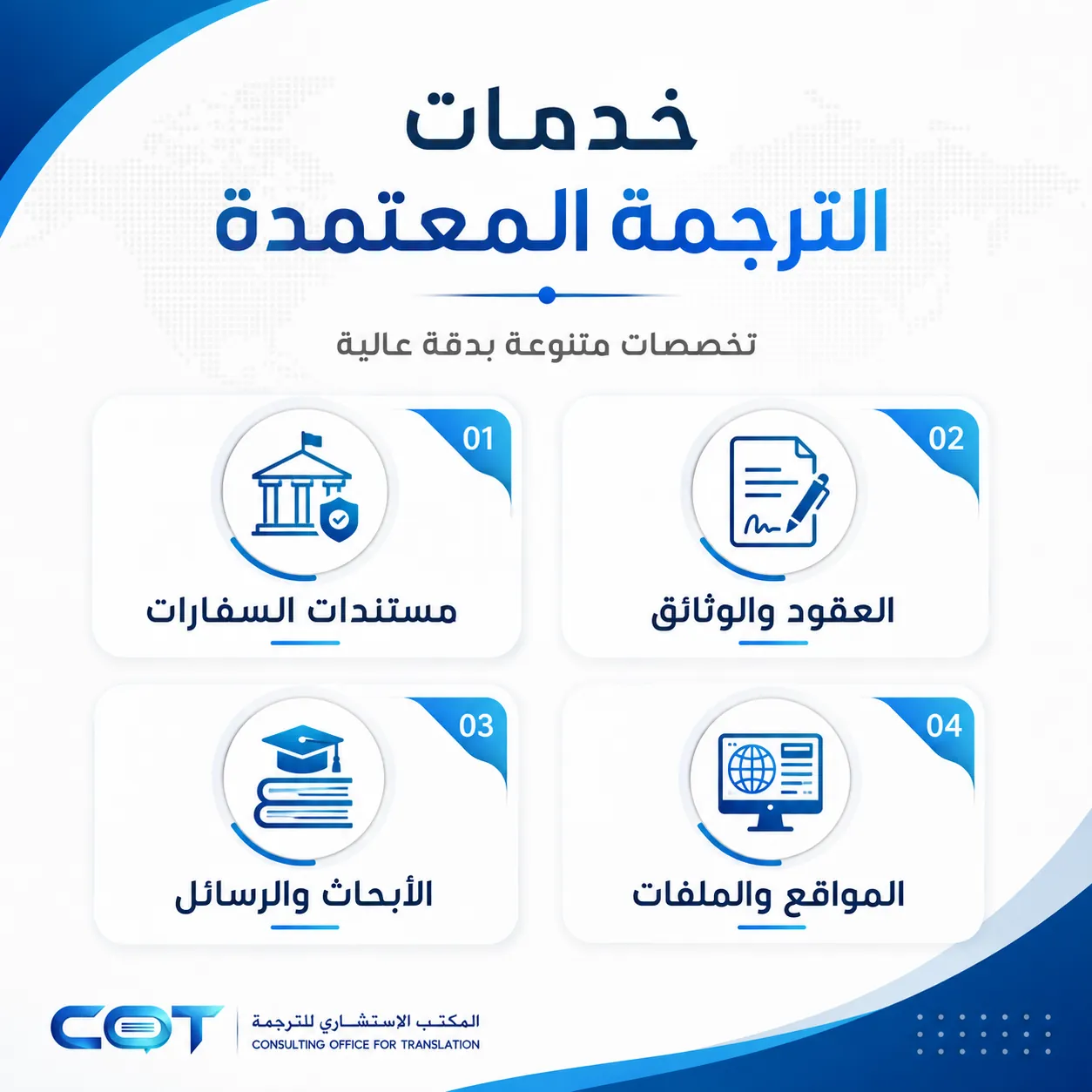 خدمات شركة ترجمة في مصر للأفراد والمؤسسات
