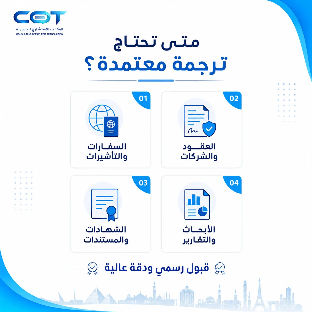 ما المقصود بـ شركة ترجمة معتمدة في مصر