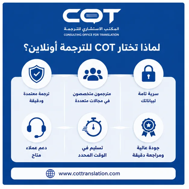 لماذا تختار COT Translation