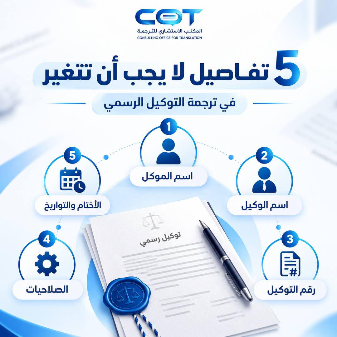 ترجمة توكيل من الشهر العقاري: ما التفاصيل التي يجب مراجعتها؟