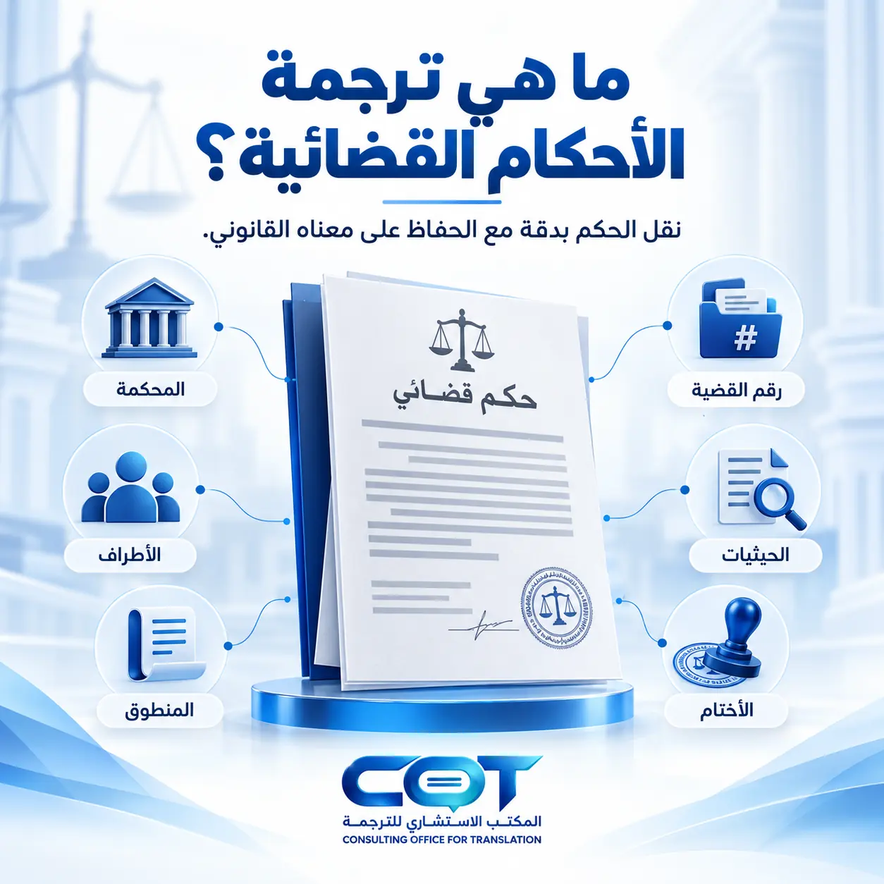 ما هي ترجمة الأحكام القضائية؟